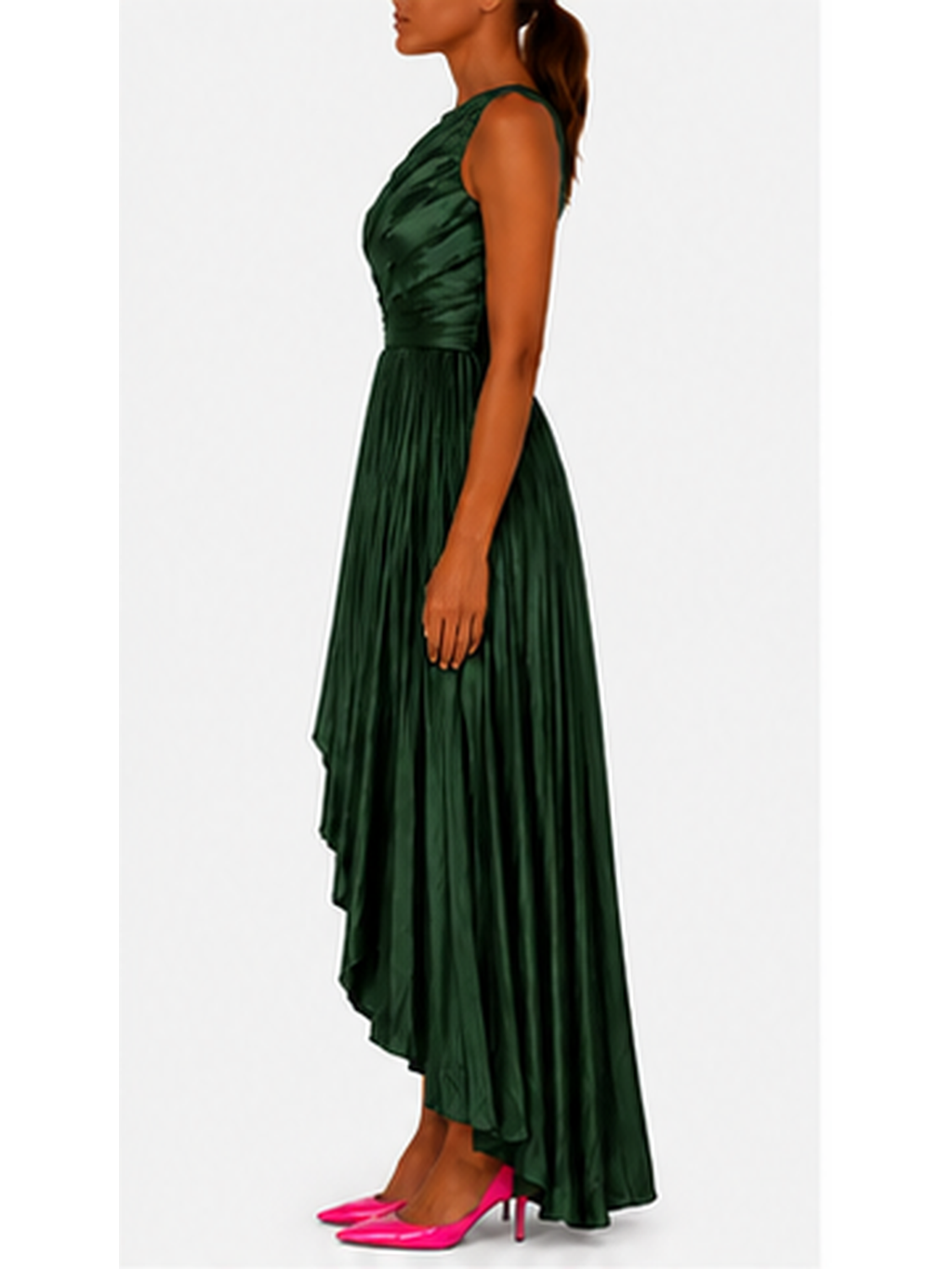 Athena Dress | dark green