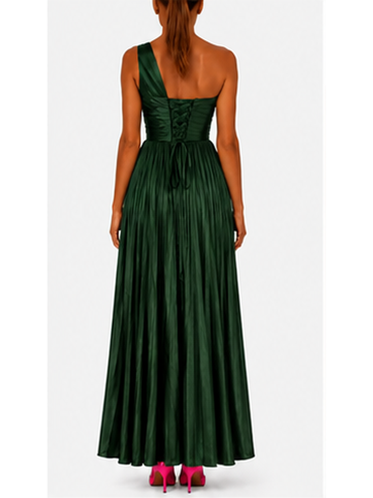 Athena Dress | dark green