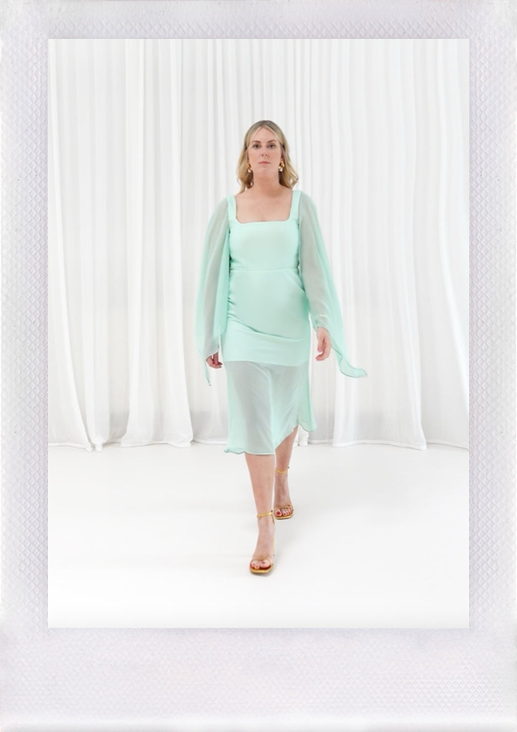 Sunset Dress | palmtree green