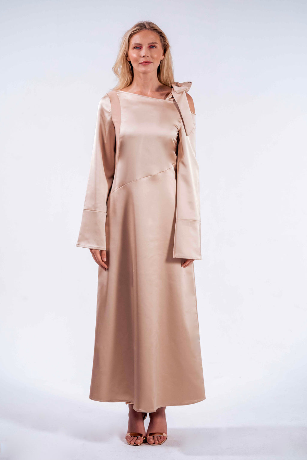 OffShoulder Dress | champagne poppin
