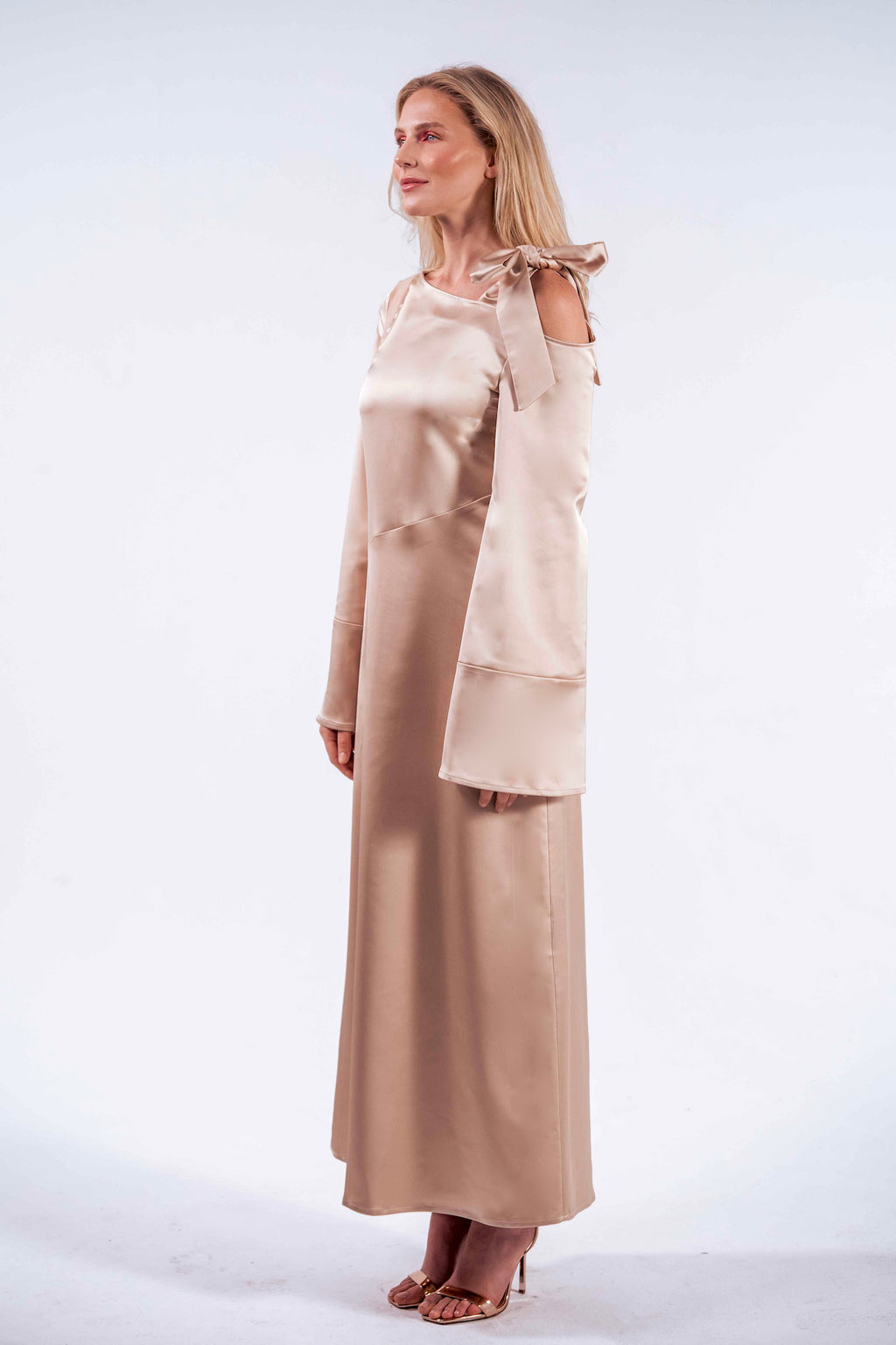OffShoulder Dress | champagne poppin