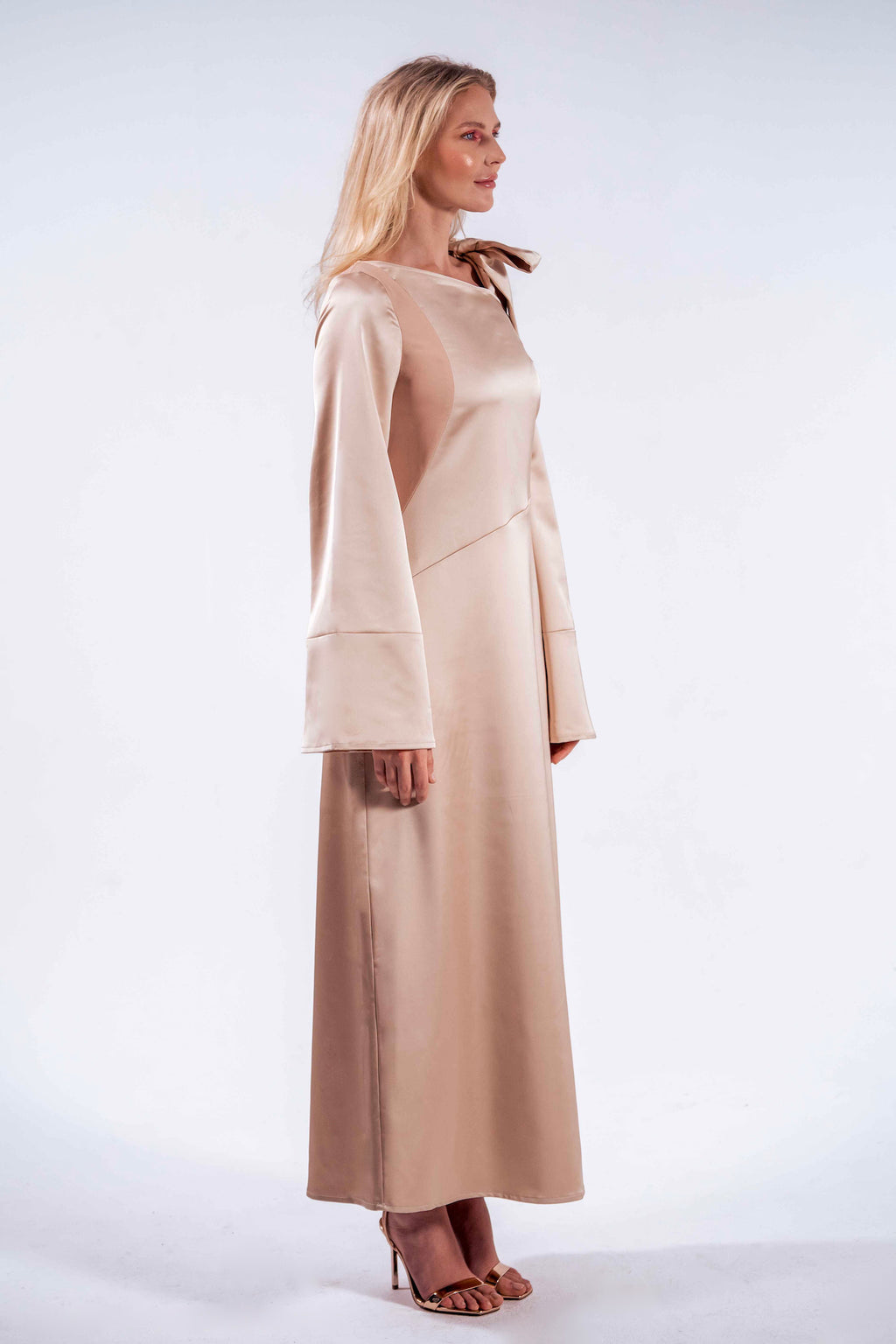 OffShoulder Dress | champagne poppin