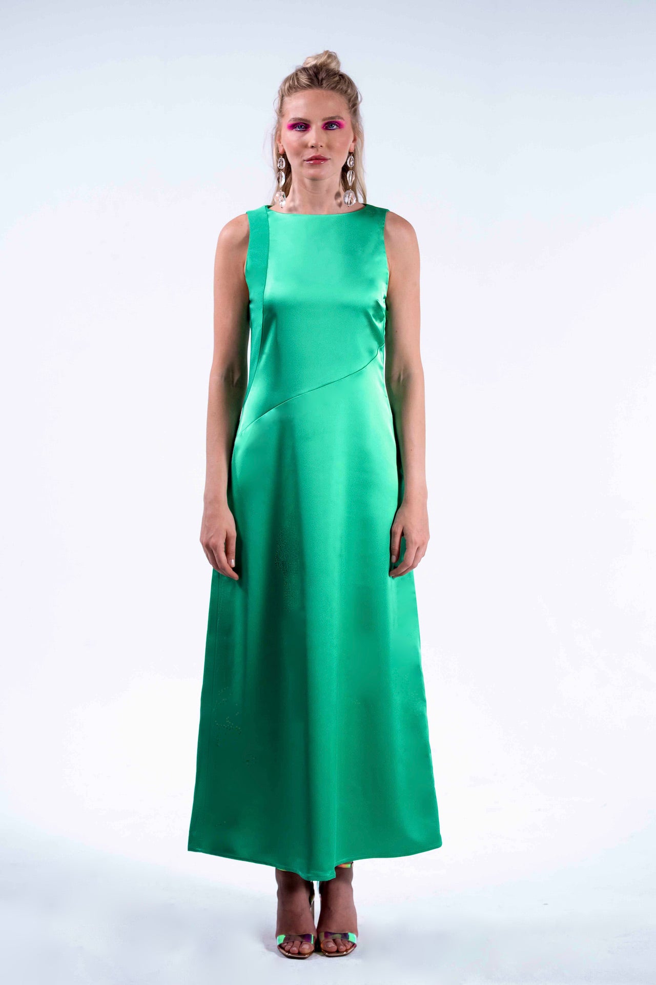 classic Dress | emerald green
