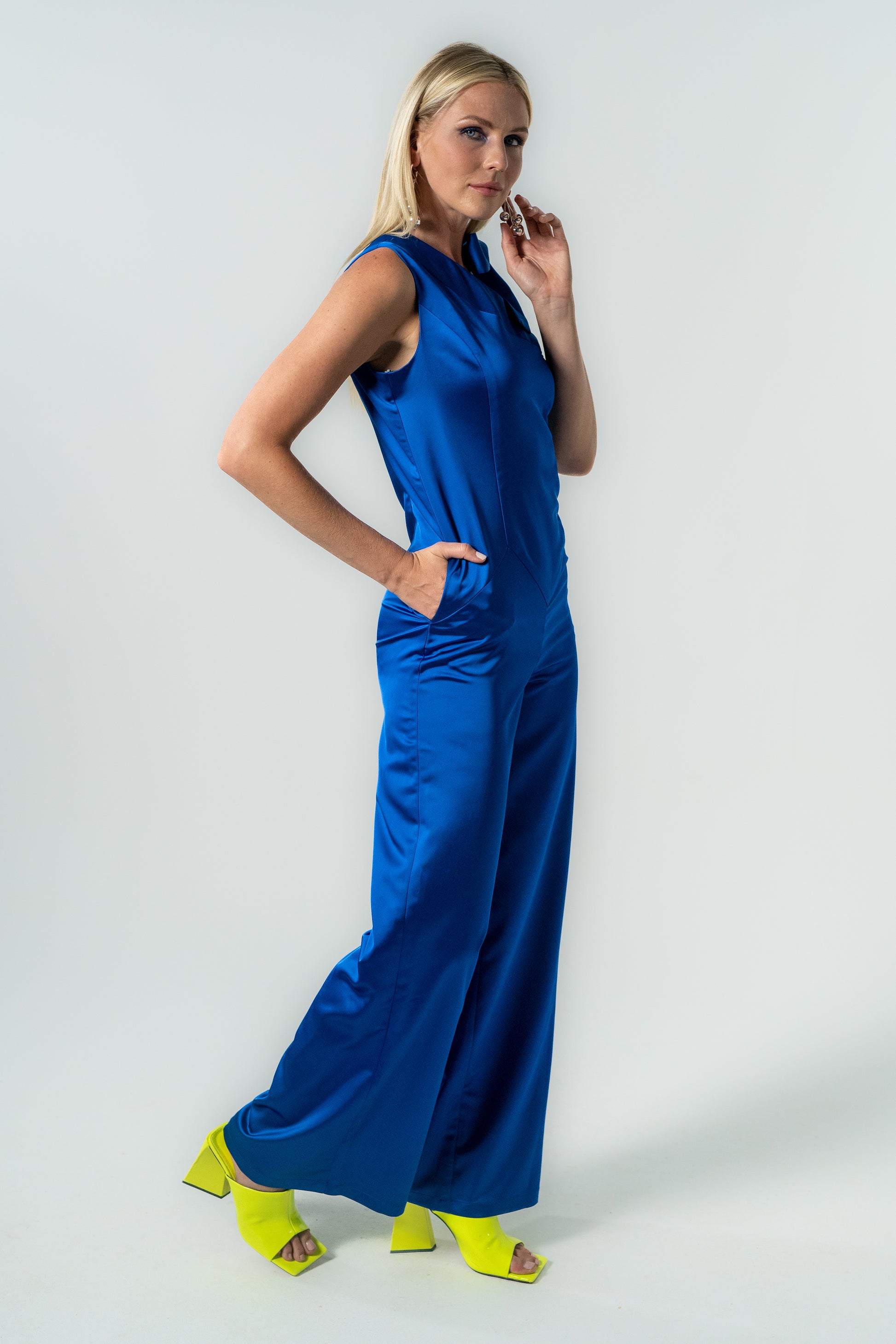 Jumpsuit | electric blue