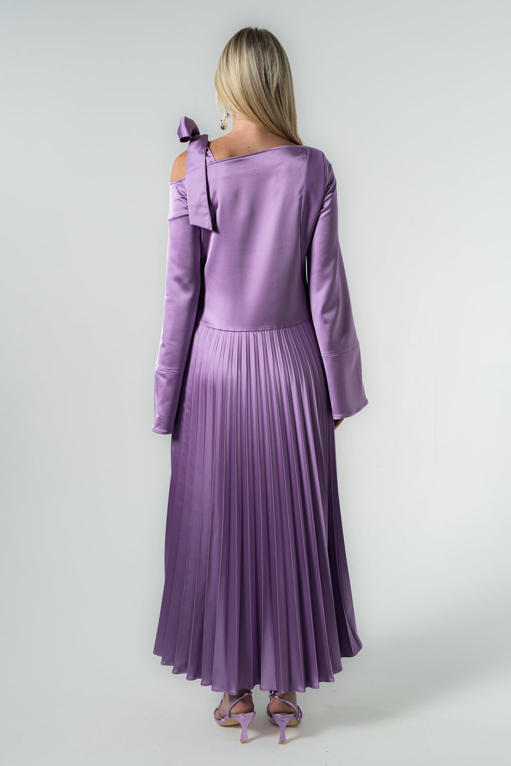 Plissee Dress | purple [low in stock]